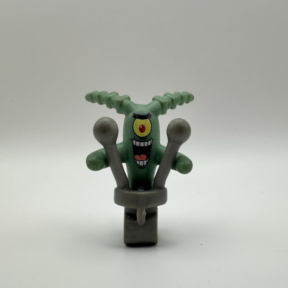 Imaginext SpongeBob SquarePants Plankton‎ figure on wheels No Suit Pre-owned